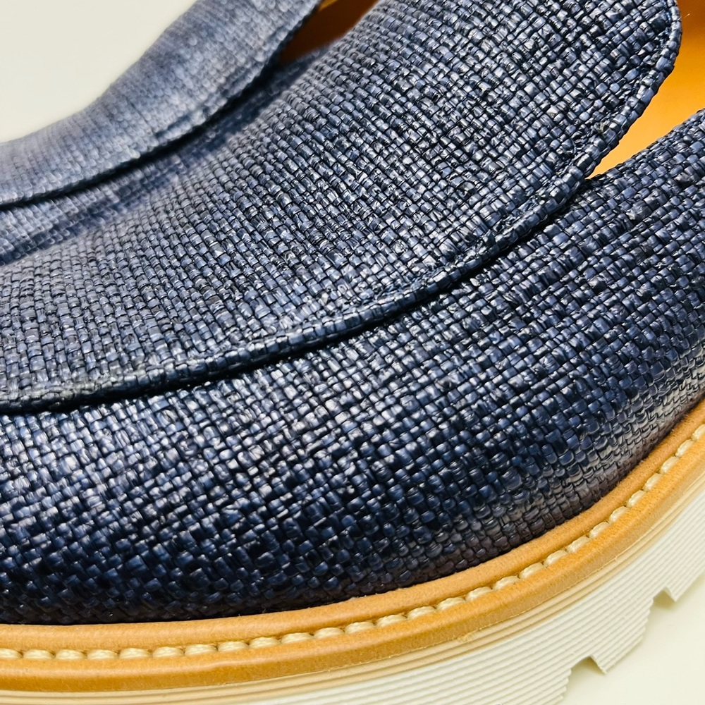 M. Gemi Woven Platform Loafers - Picture 5 of 9